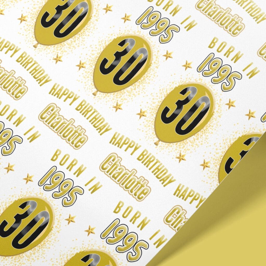 gold wrapping paper