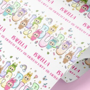 labubu wrapping paper