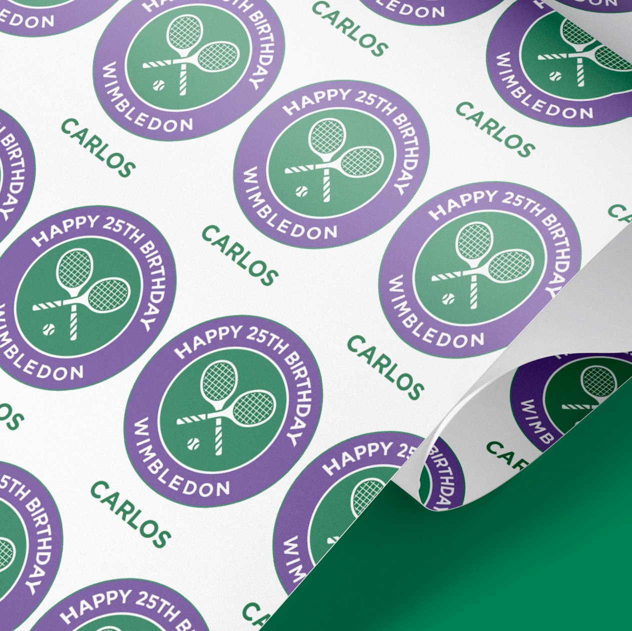 Wimbledon wrapping paper