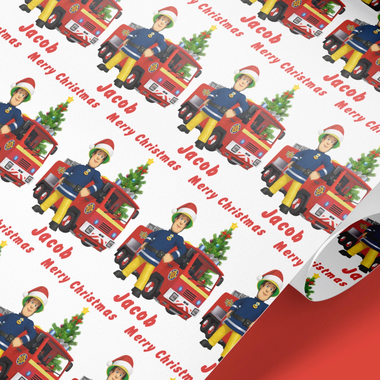 fireman sam wrapping paper