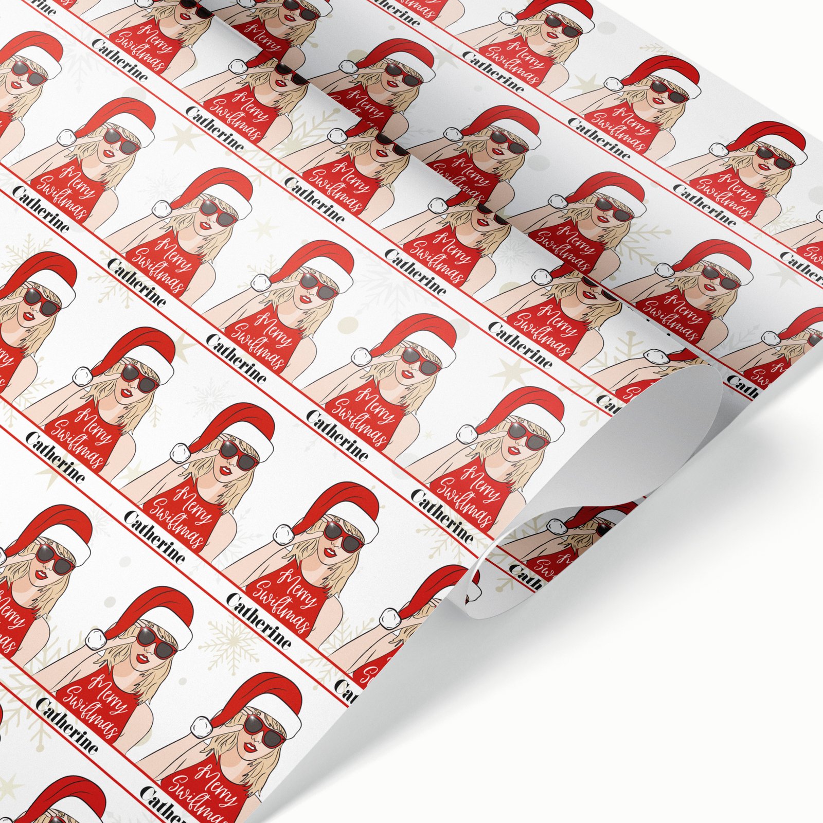 Taylor Swift christmas wrapping paper