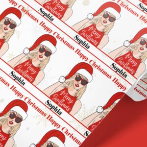 Taylor Swift merry swiftmas wrapping paper