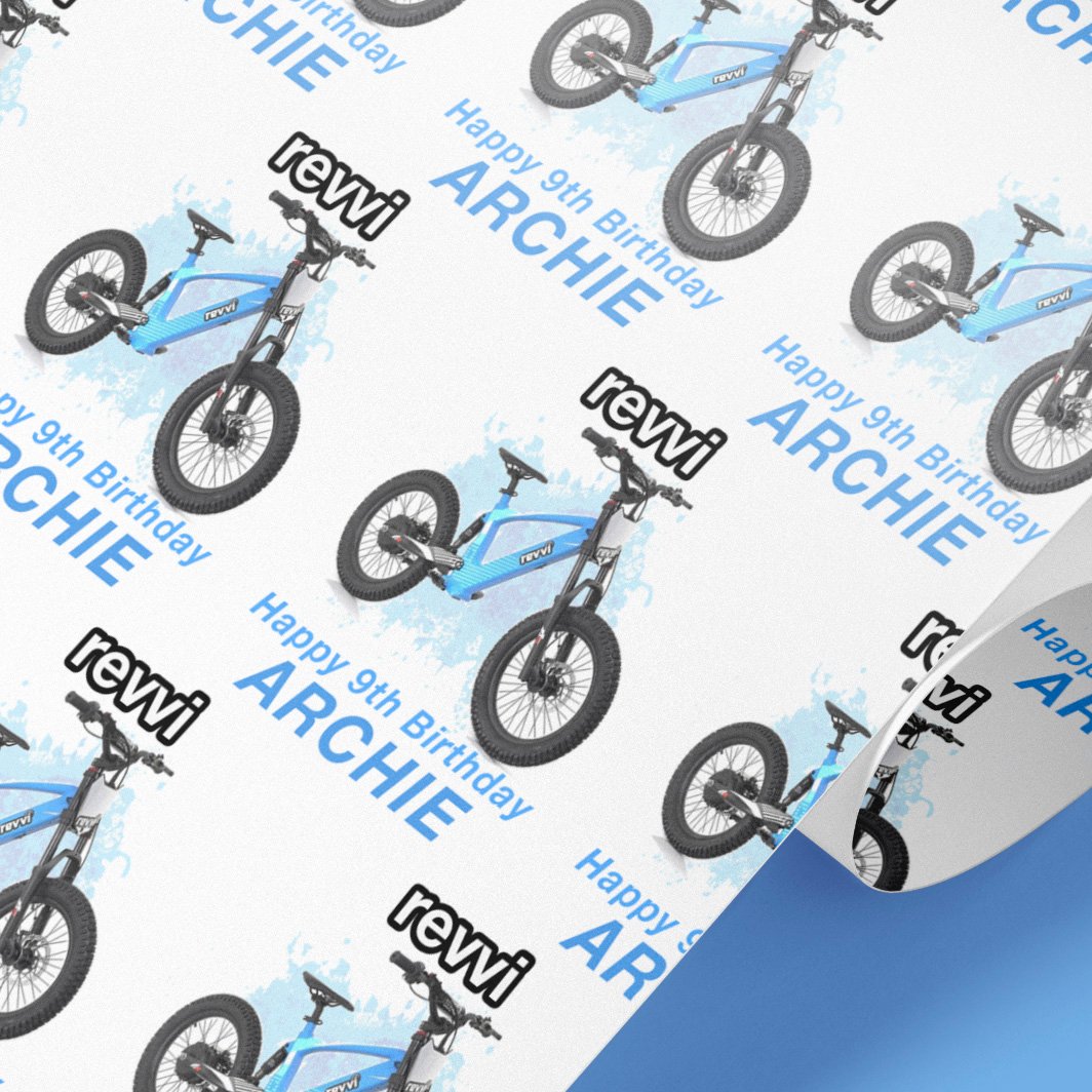 revvi bike wrapping paper