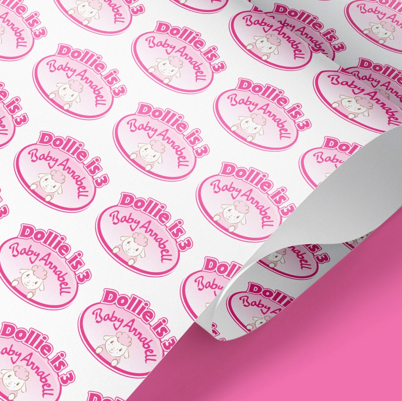 baby annabell wrapping paper roll