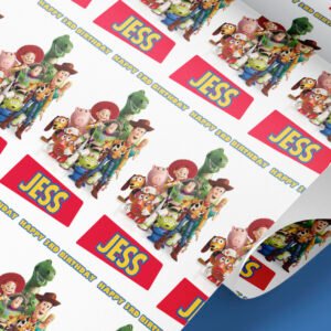 personalised Toy Story wrapping paper